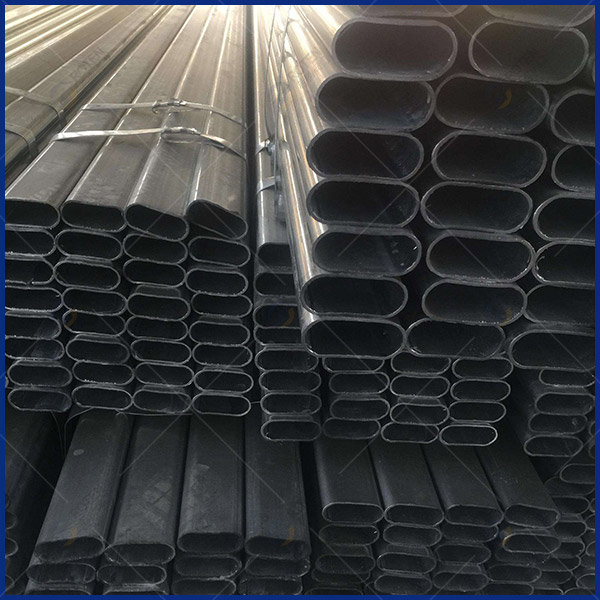 Elliptical steel pipe