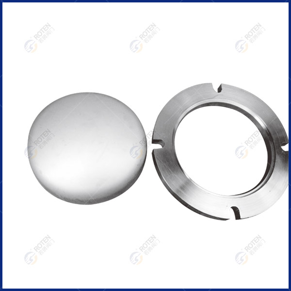 Stainless steel milling groove flange