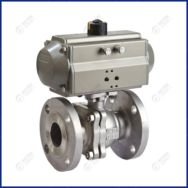 Pneumatic ball valve