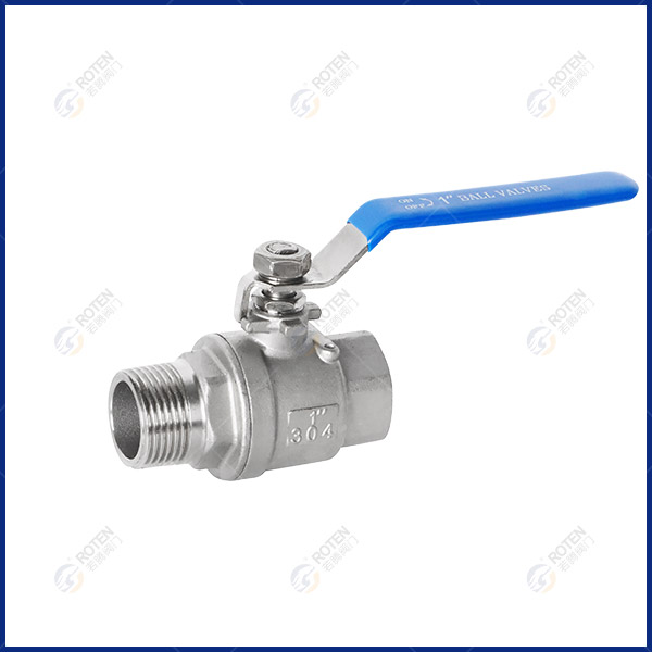 Two inner and outer ball valves